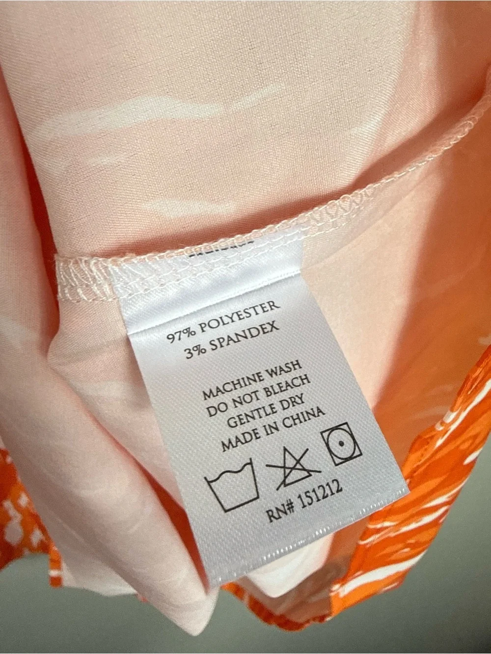 Michelle Mcdowell Everly Dress Women Medium Smocked White Orange Football Sport